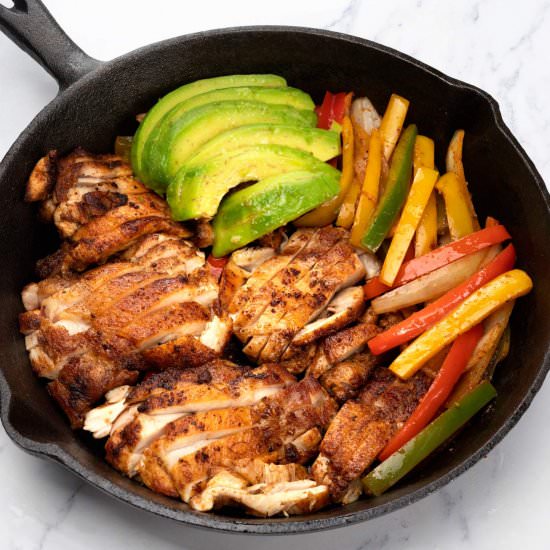 Healthy Chicken Fajitas Recipe