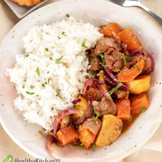 Healthy Chicken Massaman Curry