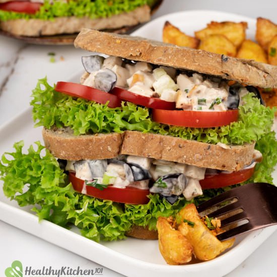 Healthy Chicken Salad Sandwich