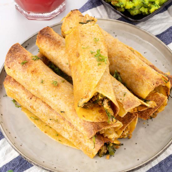Baked Chicken Taquitos Recipe
