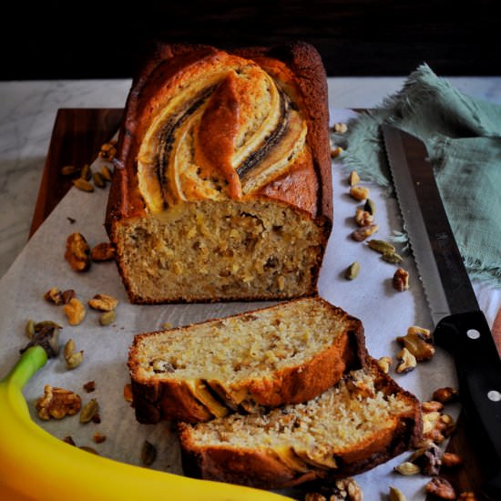 Ginger Cardamom Banana Bread