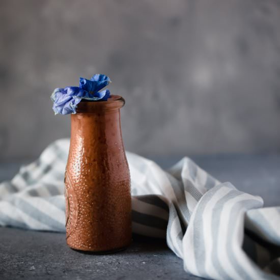 vegan chocolate mocha shake