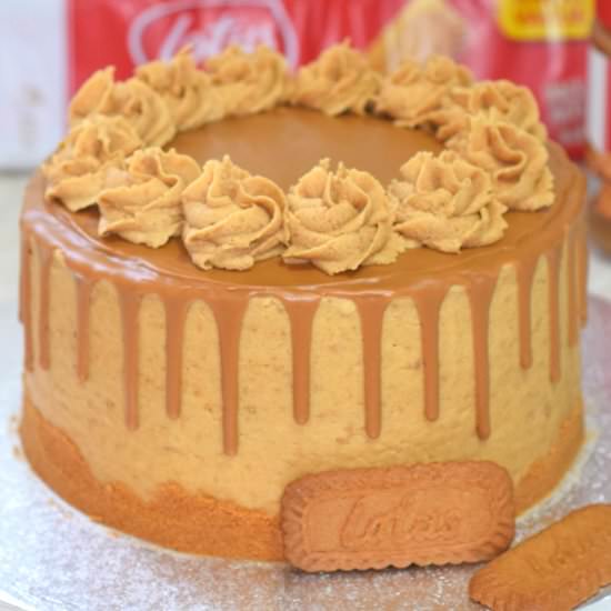 Lotus Biscoff Drip Cake