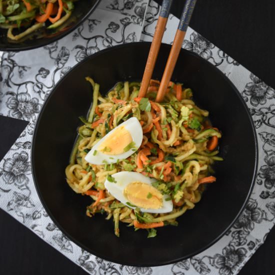 Zucchini and carrot noodles