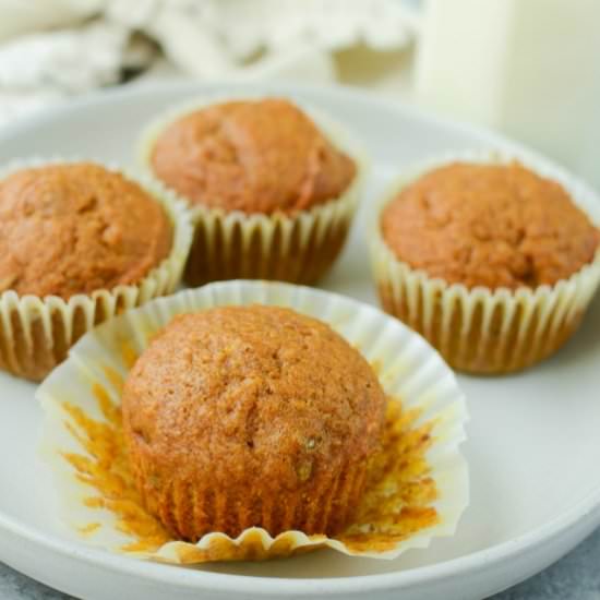 Pumpkin Walnut Muffins