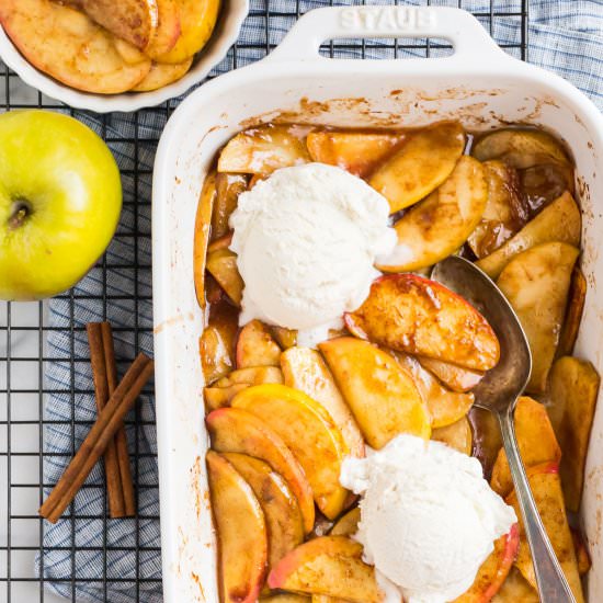 Baked Apple Slices