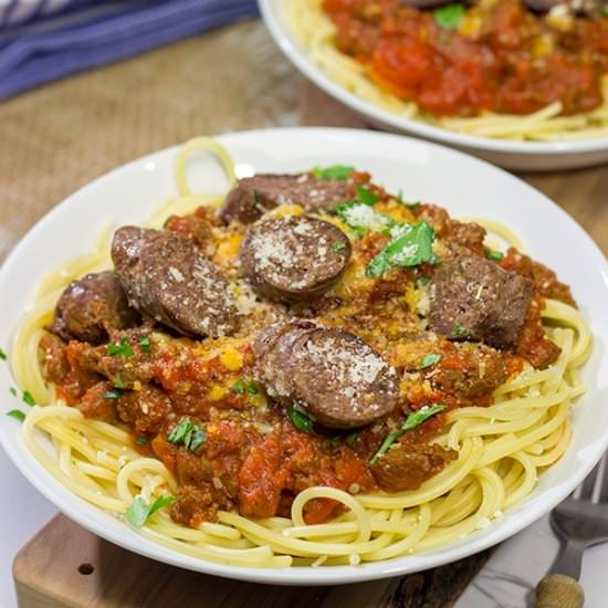 Homemade Italian Style Beef Sausage