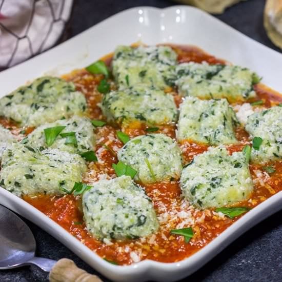 Spinach Ricotta Gnocchi