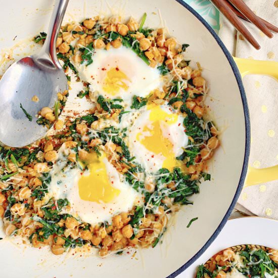 Chickpea and Egg Skillet