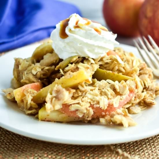 Mom’s Healthier Apple Crisp