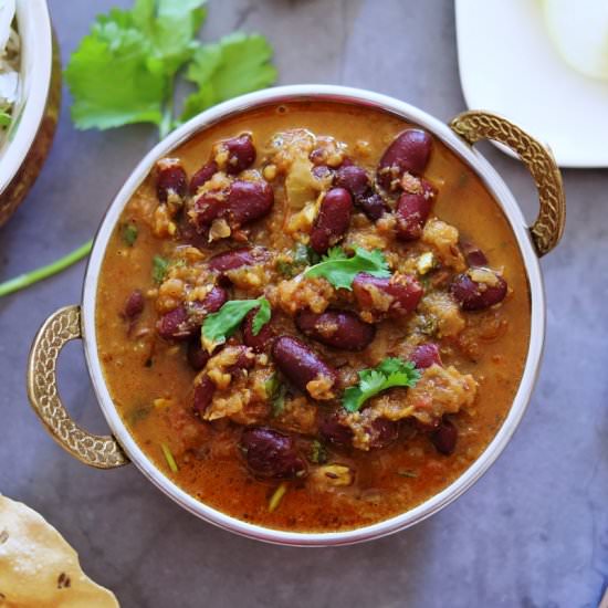 Red Kidney beans curry