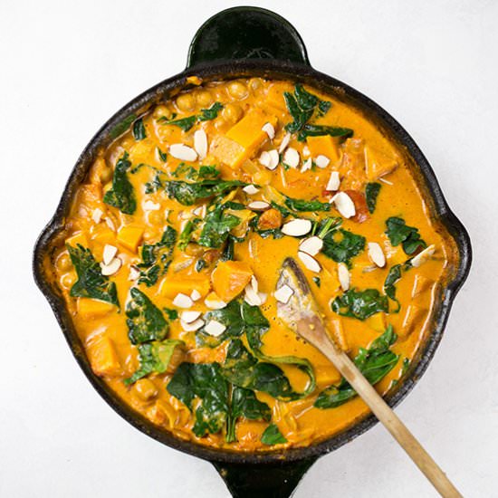Butternut Squash and Chickpea Curry