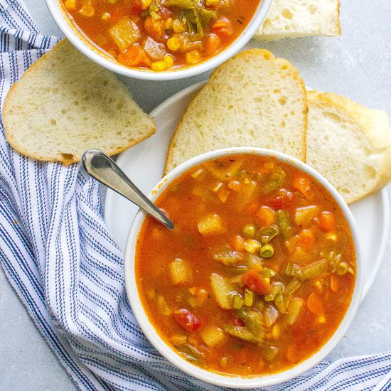Homemade Vegetable Soup