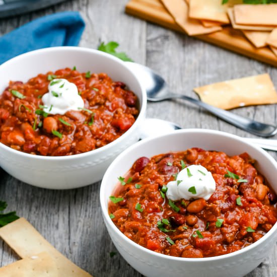 Easy Crockpot Chili