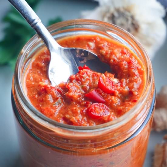 Fresh Thai Red Curry Paste