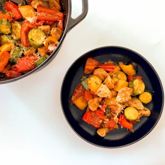 chicken ratattouille