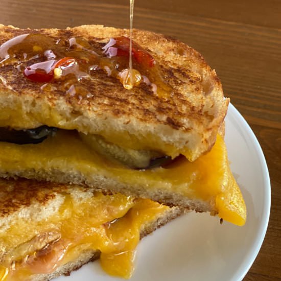 Grilled Cheese, Figs, & Hot Honey