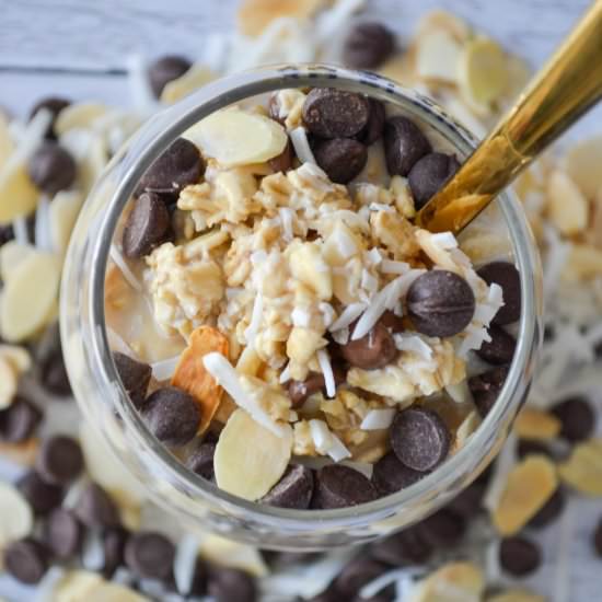 Almond Joy Overnight Oats