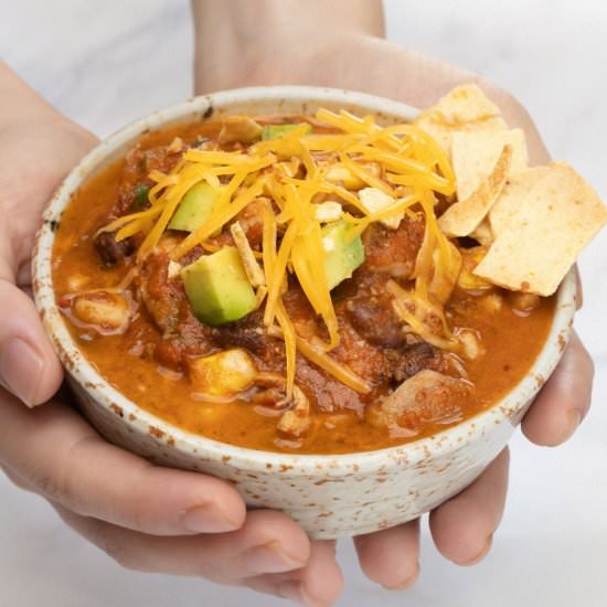 Healthy Chicken Tortilla Soup