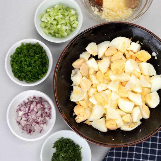 Healthy, Creamy Egg Salad