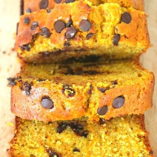 CHOCOLATE CHIP PUMPKIN BREAD