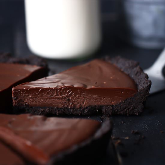 Gluten-Free Bailey’s Chocolate Tart