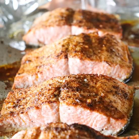 Easy Oven-Baked Salmon Filet