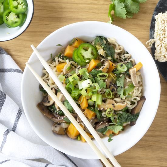 Vegan Ramen Noodle Bowl