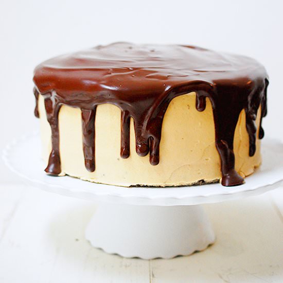 Chocolate peanut butter cake