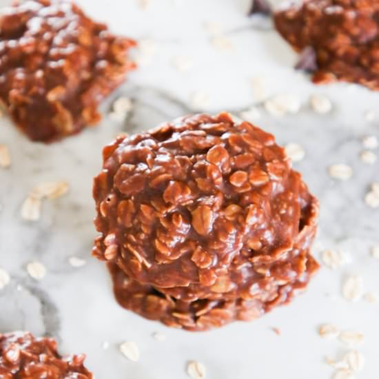 No Bake Chocoalte Oatmeal Cookies