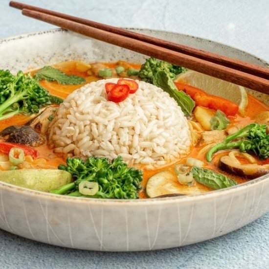 Thai Red Curry and Vegetables