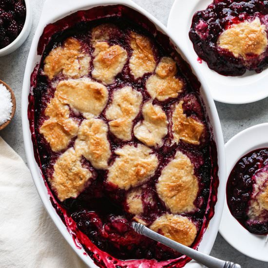 Gluten Free Blackberry Cobbler
