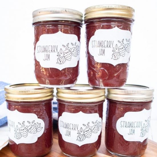 Low-Sugar Strawberry Jam