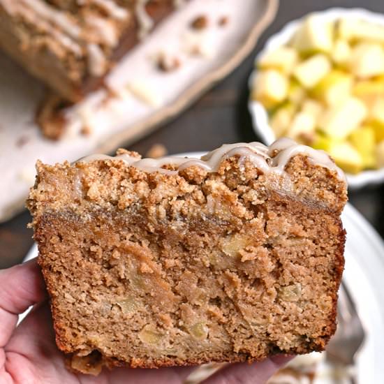 Paleo Apple Pie Crumb Bread