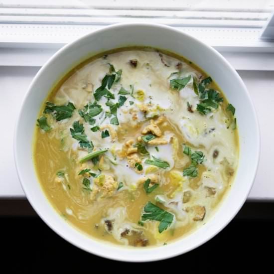 Creamy AIP Turkey Mushroom Soup