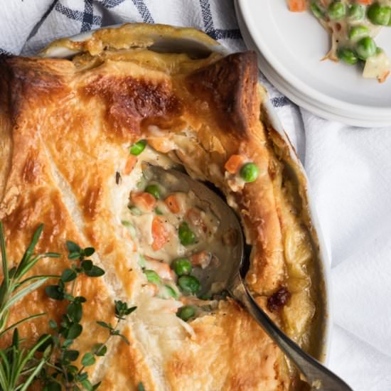 Puff Pastry Chicken Pot Pie
