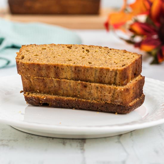Coconut Flour Pumpkin Bread