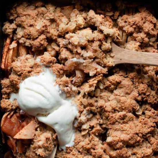 Healthy Apple Cobbler