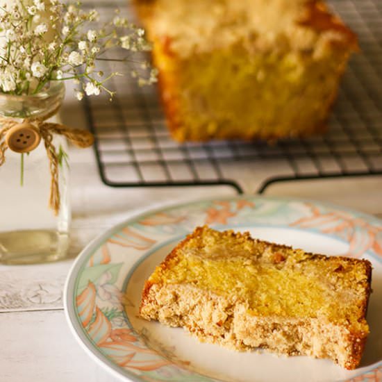 Orange Cake with Streusel