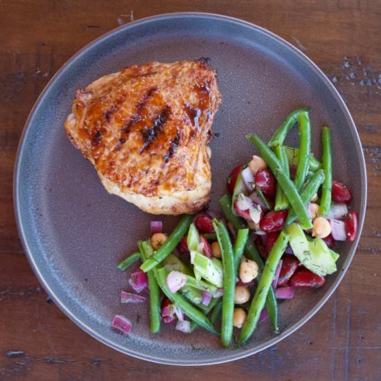 Zippy, Tangy 3-Bean Salad