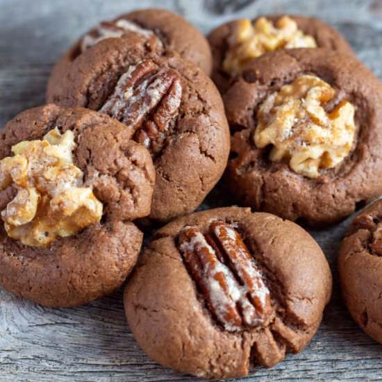 Chocolate Nut Cookies