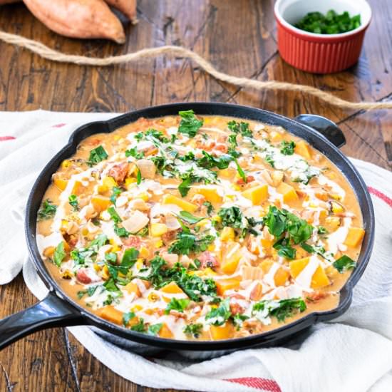 Sweet Potato Corn Chowder