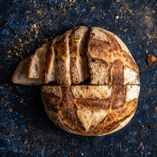 First easy sourdough bread
