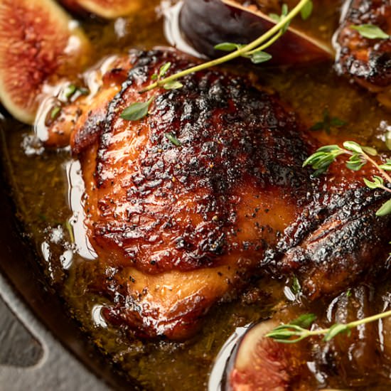 Balsamic Chicken with Figs