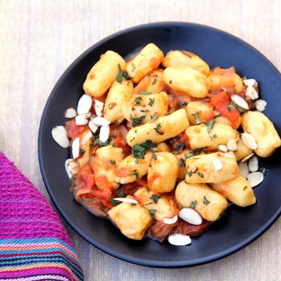 Cheddar Gnocchi with Roasted Tomato