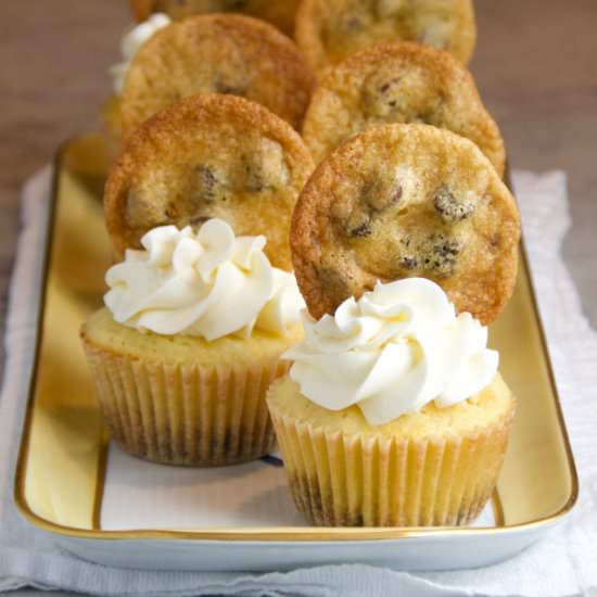 Chocolate Chip Cookie Cupcakes