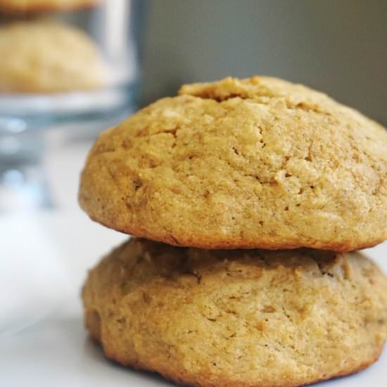 Healthy Banana Bread Cookies
