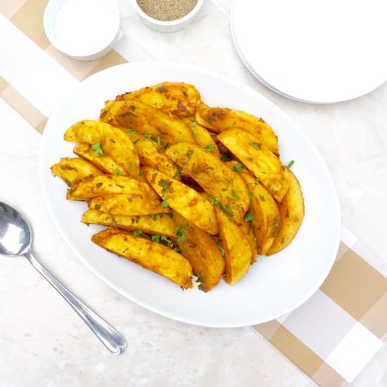 Herb Roasted Turmeric Potatoes