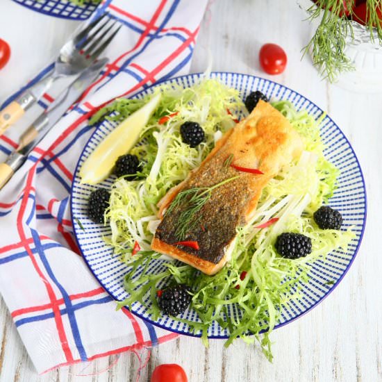 Crisp Cajun Salmon