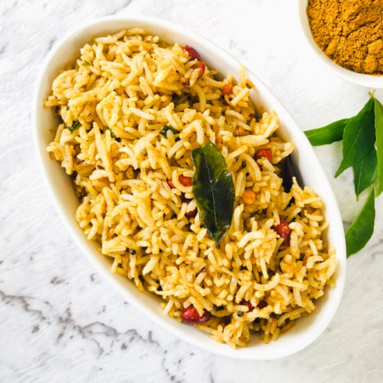 Curry leaves rice